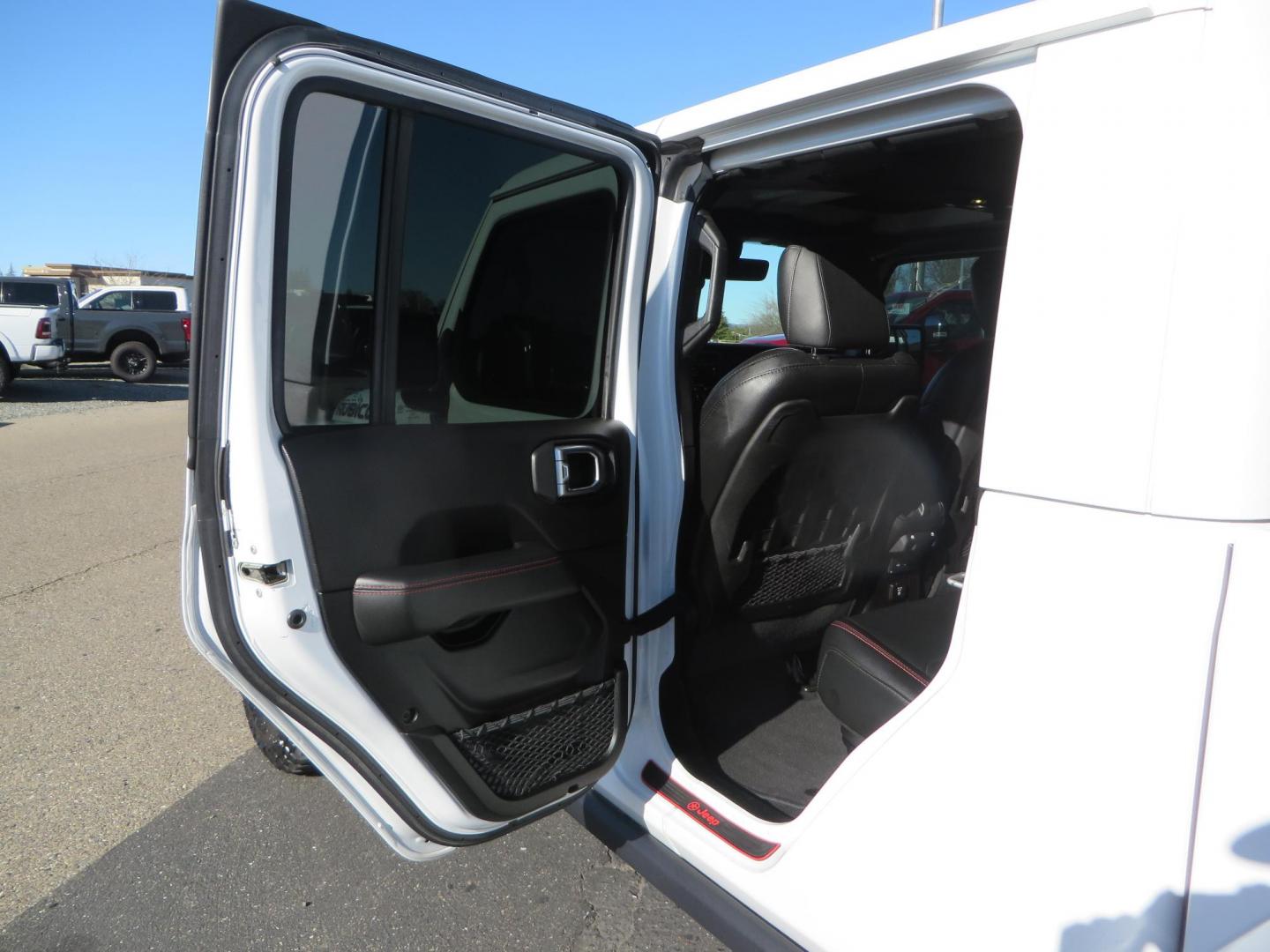 2020 White Jeep Gladiator Rubicon Launch Edition (1C6JJTBG5LL) with an V6 VVT 3.6 Liter engine, Automatic 8-Spd transmission, located at 2630 Grass Valley Highway, Auburn, CA, 95603, (530) 508-5100, 38.937893, -121.095482 - Gladiator Launch Edition, with JKS suspension, Fox shocks and steering stabilizer, 37" Toyo MT tires, Black Rhino Arsenal wheels, Warn Winch, LED lights and Tinted windows. - Photo#41