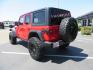 2020 Red /TAN Jeep Wrangler Unlimited Rubicon (1C4HJXFN8LW) with an 2.0L L4 DOHC 16V TURBO engine, 6A transmission, located at 2630 Grass Valley Highway, Auburn, CA, 95603, (530) 508-5100, 38.937893, -121.095482 - Featuring a brand new set of 17" Fuel Recoil wheels and 35" Toyo RT trail tires. - Photo#6