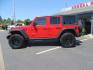 2020 Red /TAN Jeep Wrangler Unlimited Rubicon (1C4HJXFN8LW) with an 2.0L L4 DOHC 16V TURBO engine, 6A transmission, located at 2630 Grass Valley Highway, Auburn, CA, 95603, (530) 508-5100, 38.937893, -121.095482 - Featuring a brand new set of 17" Fuel Recoil wheels and 35" Toyo RT trail tires. - Photo#7