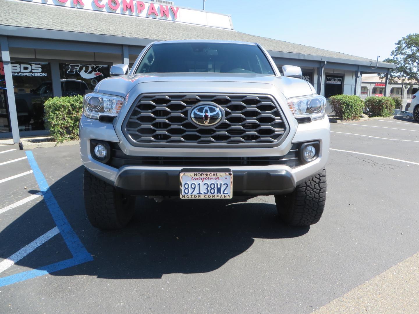 2020 /BLACK Toyota Tacoma TRD OFF-ROAD Double Cab Long Bed V6 6AT 4WD (3TMDZ5BN8LM) with an 3.5L V6 DOHC 24V engine, 6A transmission, located at 2630 Grass Valley Highway, Auburn, CA, 95603, (530) 508-5100, 38.937893, -121.095482 - Built Tacoma that you arent going to want to miss. This truck features a set of Bilstein 6112 front struts, Bilstein 5160 rear shocks, SPC upper control arms, SCS wheels, Falken Wildpeak AT3W tires, All Pro Offroad rear springs, and a set of rock sliders. - Photo#1