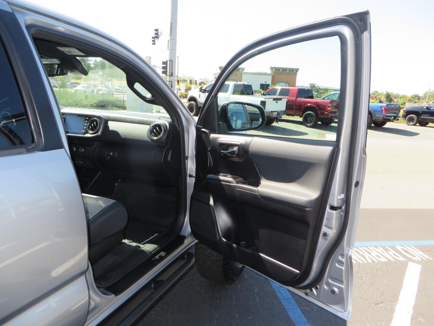 2020 /BLACK Toyota Tacoma TRD OFF-ROAD Double Cab Long Bed V6 6AT 4WD (3TMDZ5BN8LM) with an 3.5L V6 DOHC 24V engine, 6A transmission, located at 2630 Grass Valley Highway, Auburn, CA, 95603, (530) 508-5100, 38.937893, -121.095482 - Built Tacoma that you arent going to want to miss. This truck features a set of Bilstein 6112 front struts, Bilstein 5160 rear shocks, SPC upper control arms, SCS wheels, Falken Wildpeak AT3W tires, All Pro Offroad rear springs, and a set of rock sliders. - Photo#35