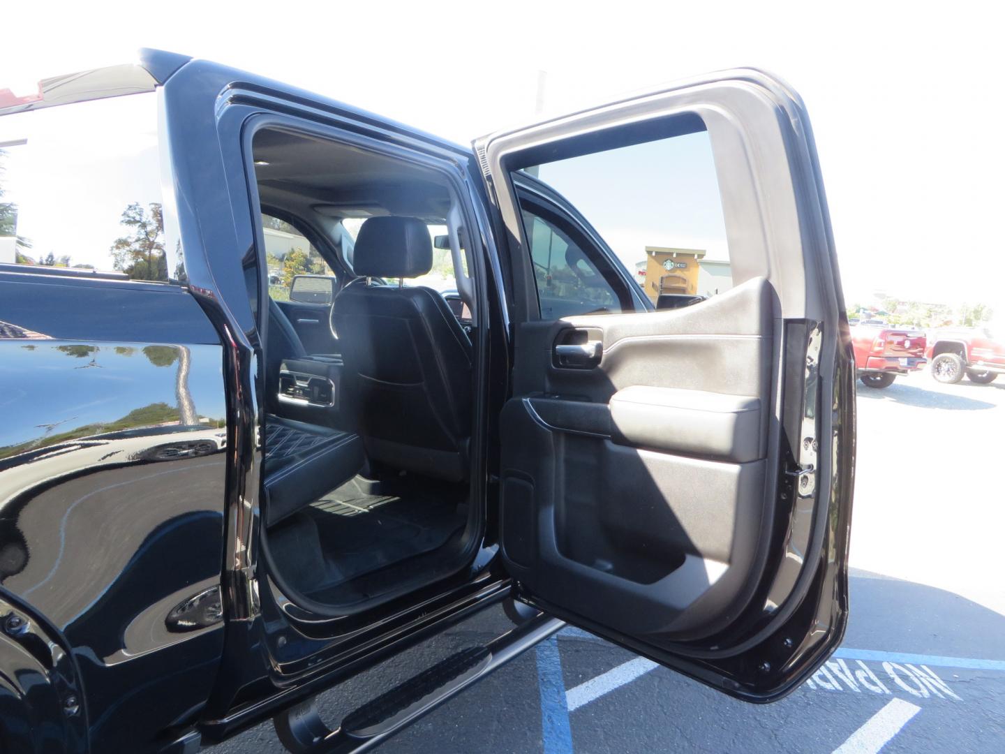 2020 Black GMC Sierra 1500 SLT Crew Cab Short Box 4WD (3GTU9DEL2LG) with an 6.2L V8 OHV 16V engine, 6A transmission, located at 2630 Grass Valley Highway, Auburn, CA, 95603, (530) 508-5100, 38.937893, -121.095482 - An American Luxury Coach Z92 built 1500. Features a 6" Lift kit, 20" Fuel wheels, 35" Nitto Ridge Grappler tires, Westin Running boards, Power Tonneau cover, Window tint, Katzkin leather, and window deflectors. - Photo#50