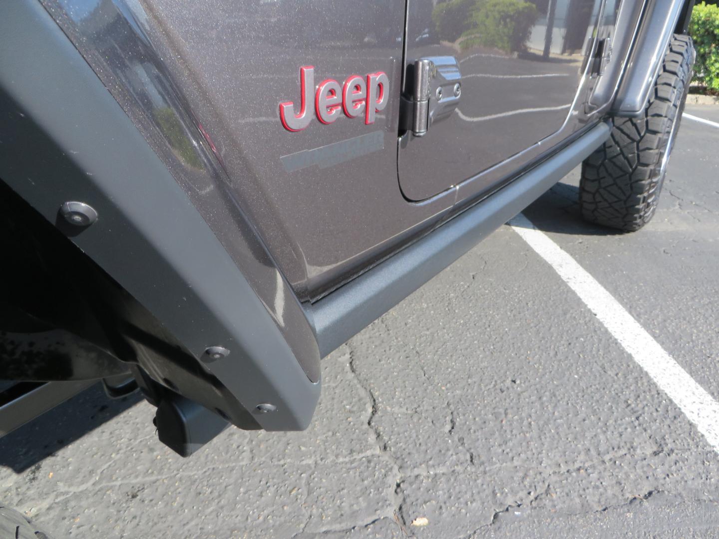 2018 CHARCOAL /TAN Jeep Wrangler JL Unlimited Rubicon (1C4HJXFG4JW) with an 3.6L V6 DOHC 24V FFV engine, 6A transmission, located at 2630 Grass Valley Highway, Auburn, CA, 95603, (530) 508-5100, 38.937893, -121.095482 - Must see Jeep with Fox shocks, Raceline wheels, Nitto Ridge Grappler tires, Dual Exhaust, and window tint. - Photo#9