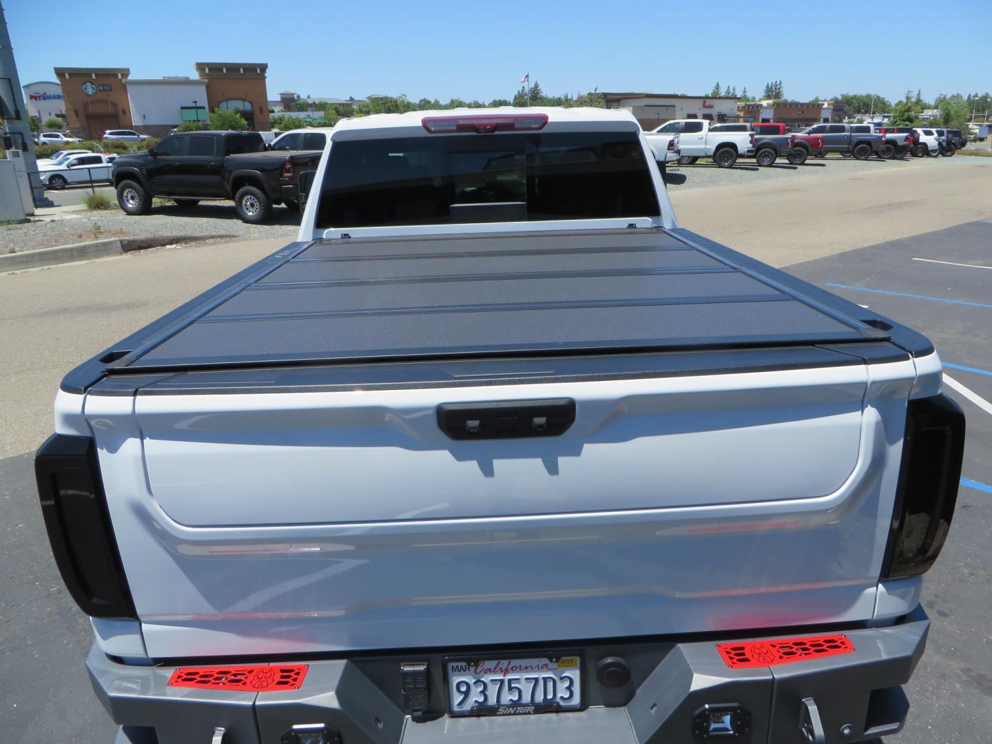 2021 White /black GMC Sierra 3500HD Denali (1GT49WEYXMF) with an 6.6L V8 TURBO DIESEL engine, automatic transmission, located at 2630 Grass Valley Highway, Auburn, CA, 95603, (530) 508-5100, 38.937893, -121.095482 - Must see Duramax with a ton of extras.... Cognito Suspension, Fox 2.0 remote reservoir shocks, 37" Nitto Recon Grappler tires, 20" Fuel Covert wheels, Sintor front and rear bumpers, Rigid LED lighting, Bakflip MX4, Gen Y hitch, Bolt locks, Amp Power steps, Window Tint, Sintor side badges, Smoked mar - Photo#13