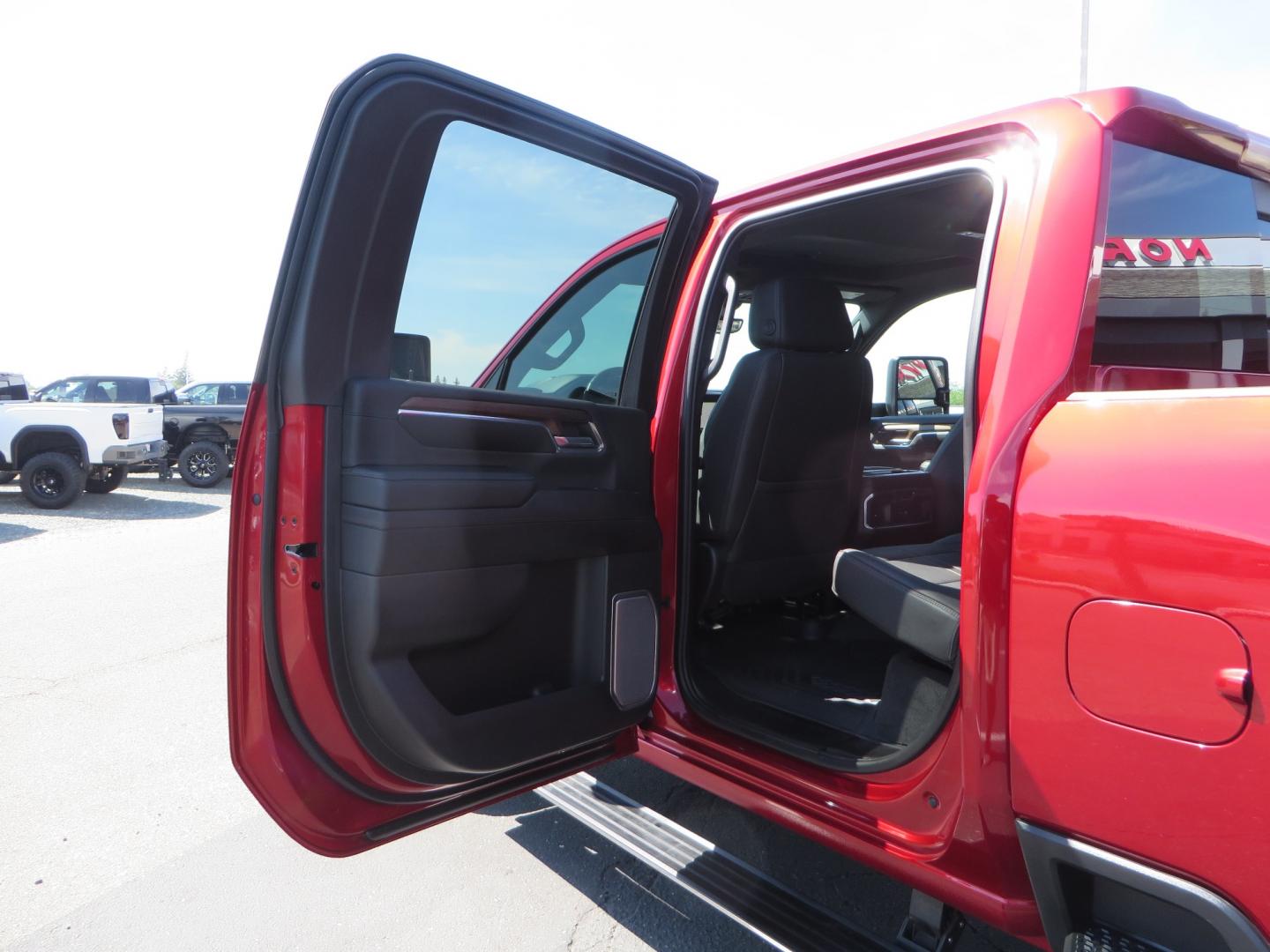 2024 MAROON /BLACK Chevrolet Silverado 2500HD High Country (1GC4YREY3RF) with an 6.6L V8 TURBO DIESEL engine, Automatic, 10-Spd transmission, located at 2630 Grass Valley Highway, Auburn, CA, 95603, (530) 508-5100, 38.937893, -121.095482 - Must see High Country Duramax with a Zone Offroad leveling kit, Fox 2.0 shocks, 17" Method MR315 wheels, and 35" Toyo RT trail tires. - Photo#41