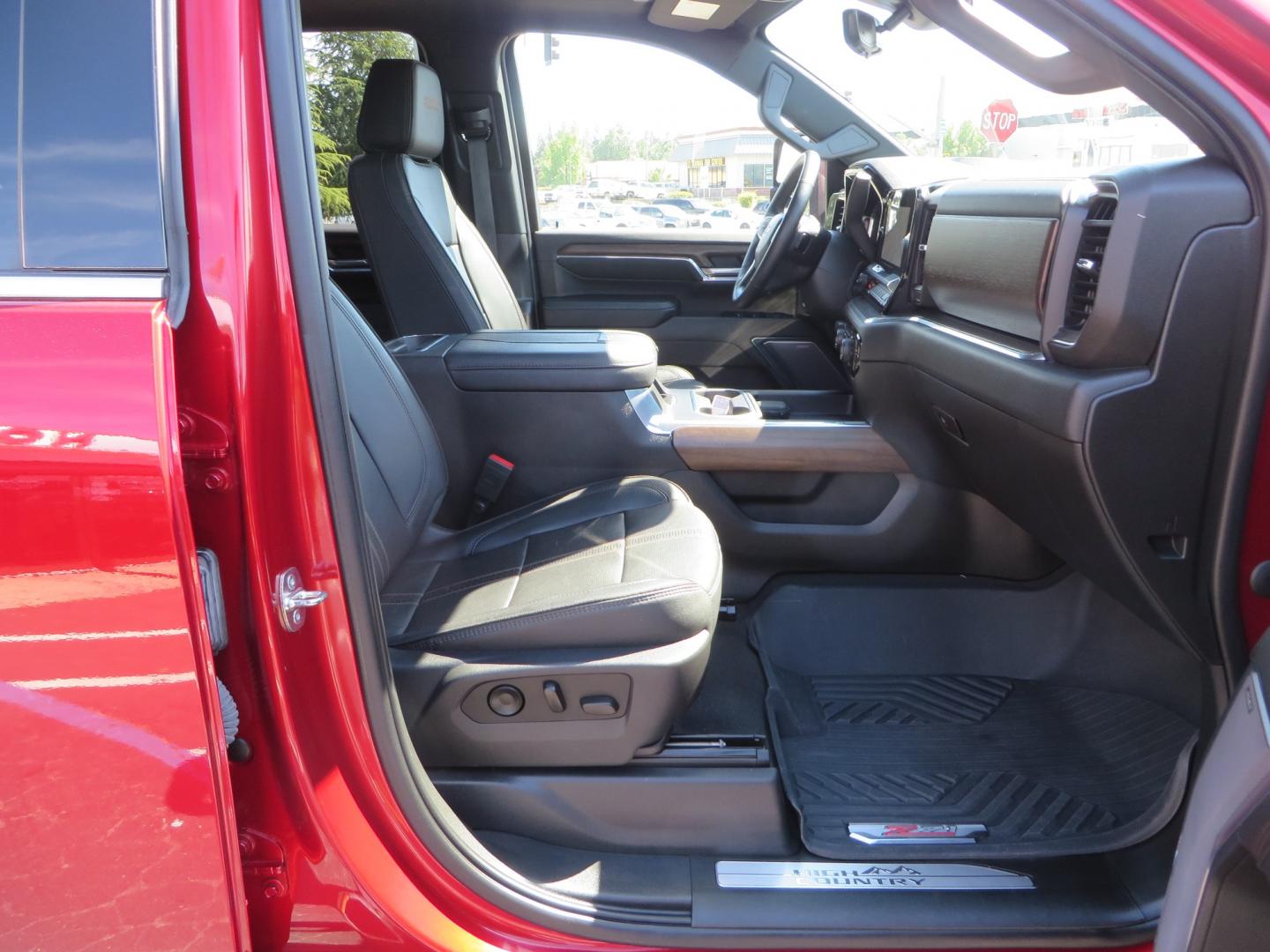 2024 MAROON /BLACK Chevrolet Silverado 2500HD High Country (1GC4YREY3RF) with an 6.6L V8 TURBO DIESEL engine, Automatic, 10-Spd transmission, located at 2630 Grass Valley Highway, Auburn, CA, 95603, (530) 508-5100, 38.937893, -121.095482 - Must see High Country Duramax with a Zone Offroad leveling kit, Fox 2.0 shocks, 17" Method MR315 wheels, and 35" Toyo RT trail tires. - Photo#51