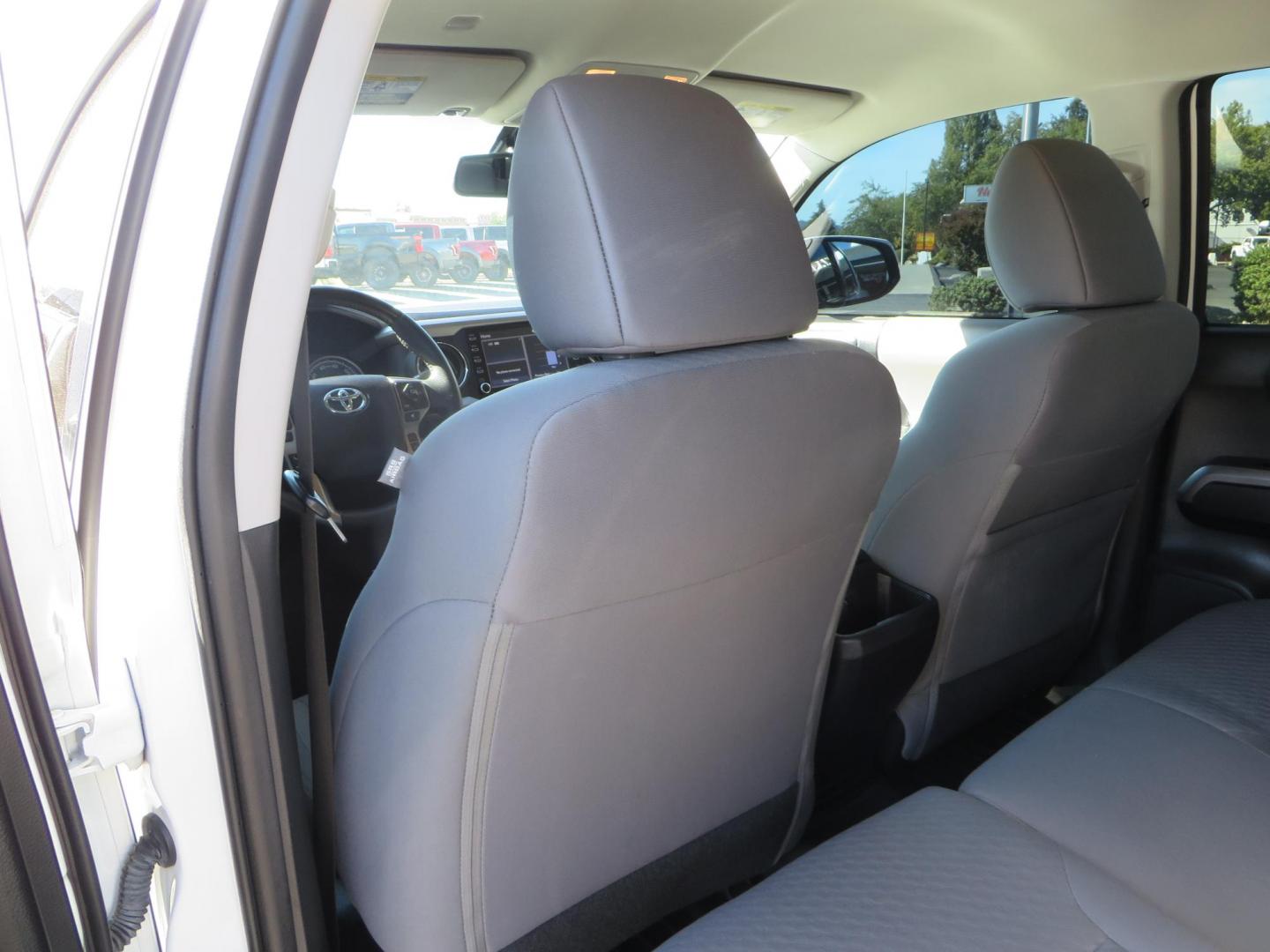 2021 White Toyota Tacoma SR5 Double Cab V6 6AT 4WD (3TMCZ5AN3MM) with an 3.5L V6 DOHC 24V engine, 6A transmission, located at 2630 Grass Valley Highway, Auburn, CA, 95603, (530) 508-5100, 38.937893, -121.095482 - Tacoma SR5 sitting on Bilstein 5100 series front struts and rear shocks, BFG KO2 tires, Method NV wheels, and window tint. - Photo#36