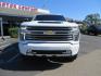 2021 White Chevrolet Silverado 2500HD High Country Crew Cab Short Box 4WD (1GC4YREY9MF) with an 6.6L V8 OHV 16V DIESEL engine, 6A transmission, located at 2630 Grass Valley Highway, Auburn, CA, 95603, (530) 508-5100, 38.937893, -121.095482 - Features - Fabtech leveling kit with upper control arms, 17" Method Race Wheels, 35" Toyo RT trail tires, and window tint. - Photo#2