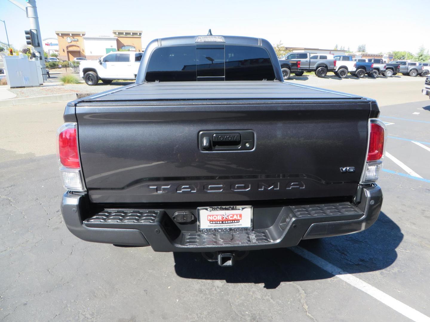 2020 Charcoal /GREY Toyota Tacoma SR5 Double Cab Long Bed V6 6AT 4WD (3TMDZ5BN2LM) with an 3.5L V6 DOHC 24V engine, 6A transmission, located at 2630 Grass Valley Highway, Auburn, CA, 95603, (530) 508-5100, 38.937893, -121.095482 - Tacoma featuring Bilstein 5100 series struts and rear shocks, Icon read add a packs, Method Wheels, Falken Wildpeak AT tires, N-fab runnign boards, Bakflip MX4 bedcover, Molle bed panels, Led Fog lights, and Baja Designs A pillar lights. - Photo#5