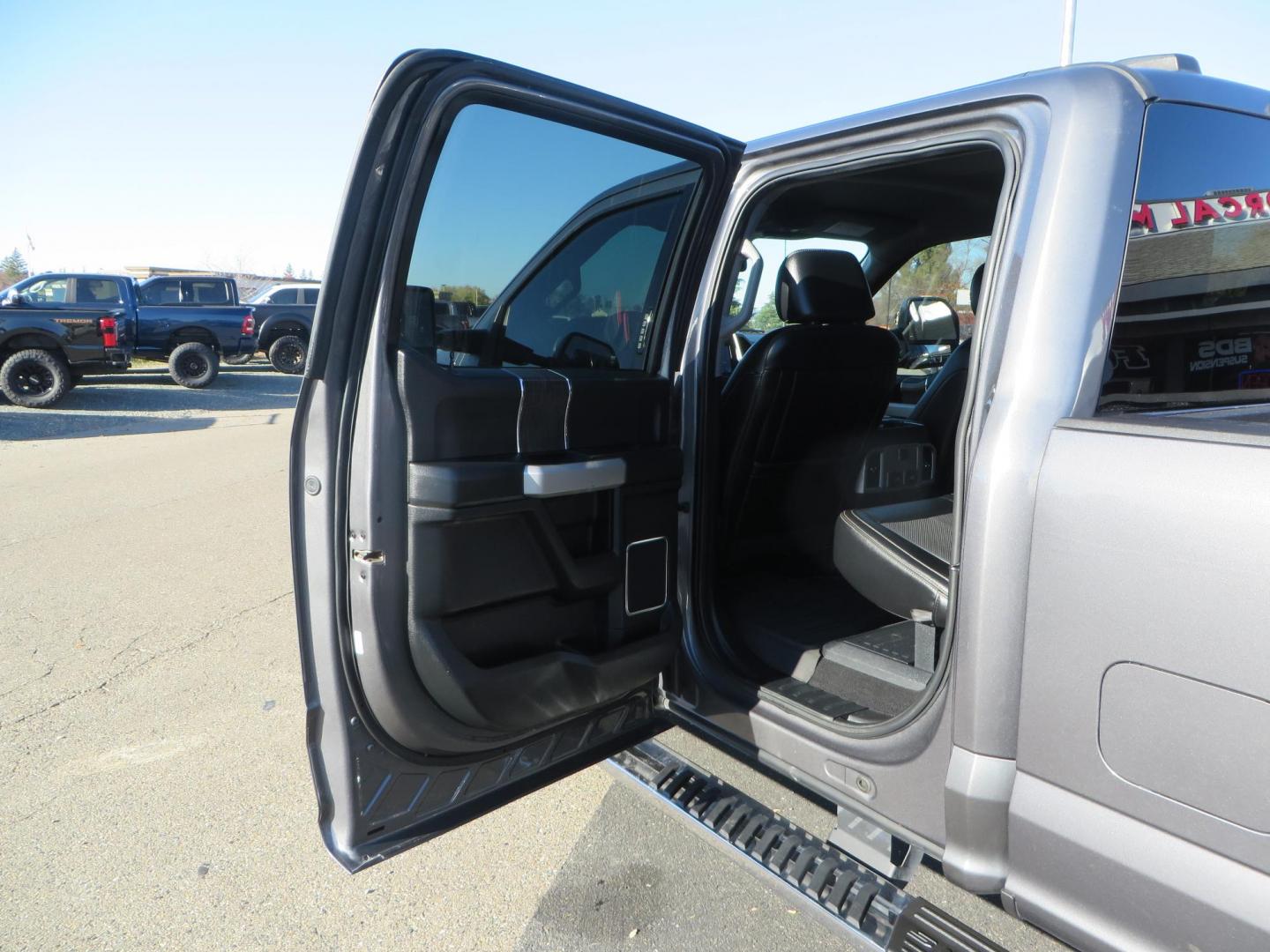 2021 Charcoal Ford F-350 SD Lariat Crew Cab Long Bed DRW 4WD (1FT8W3DT7ME) with an 6.7L V8 OHV 16V DIESEL engine, 6A transmission, located at 2630 Grass Valley Highway, Auburn, CA, 95603, (530) 508-5100, 38.937893, -121.095482 - Tow Rig sitting on a set of 20" DDC The Hole wheels and Toyo RT trail tires. - Photo#47