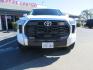 2022 White Toyota Tundra Limited CrewMax 2WD (5TFJA5AB0NX) with an 3.5L V6 DOHC 24V engine, 6A transmission, located at 2630 Grass Valley Highway, Auburn, CA, 95603, (530) 508-5100, 38.937893, -121.095482 - Tundra featuring a 2" leveling kit, 35" Nitto Ridge Grappler tires, 18" KMC IMS wheels, Retrax tonneau cover, and Yakima truck bed ladder rack. - Photo#1