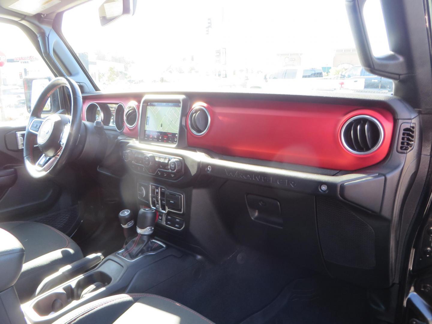 2020 BLACK /BLACK Jeep Wrangler Unlimited Rubicon (1C4HJXFGXLW) with an 3.6L V6 DOHC 24V FFV engine, 6A transmission, located at 2630 Grass Valley Highway, Auburn, CA, 95603, (530) 508-5100, 38.937893, -121.095482 - Rubicon with a set of brand new 392 wheels and tires as well as a new factory soft top never installed. - Photo#53