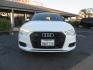 2018 White /Gray Audi A3 2.0 TFSI Premium (WAUB8GFF1J1) with an 2.0L L4 DOHC 16V engine, 6A transmission, located at 2630 Grass Valley Highway, Auburn, CA, 95603, (530) 508-5100, 38.937893, -121.095482 - Photo#1