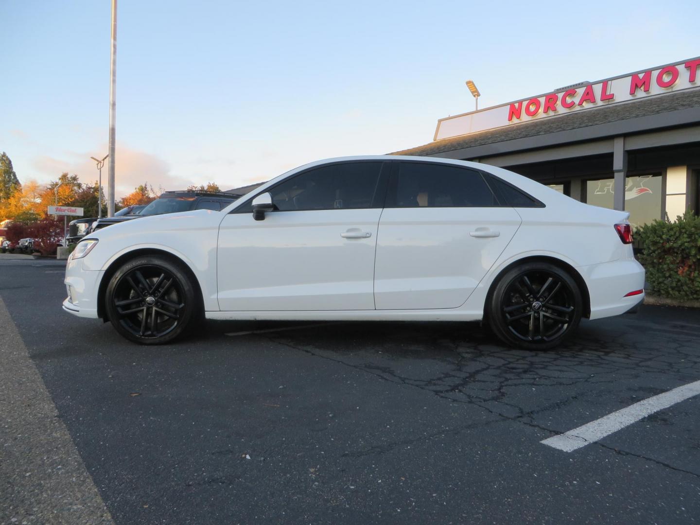 2018 White /Gray Audi A3 2.0 TFSI Premium (WAUB8GFF1J1) with an 2.0L L4 DOHC 16V engine, 6A transmission, located at 2630 Grass Valley Highway, Auburn, CA, 95603, (530) 508-5100, 38.937893, -121.095482 - Photo#7