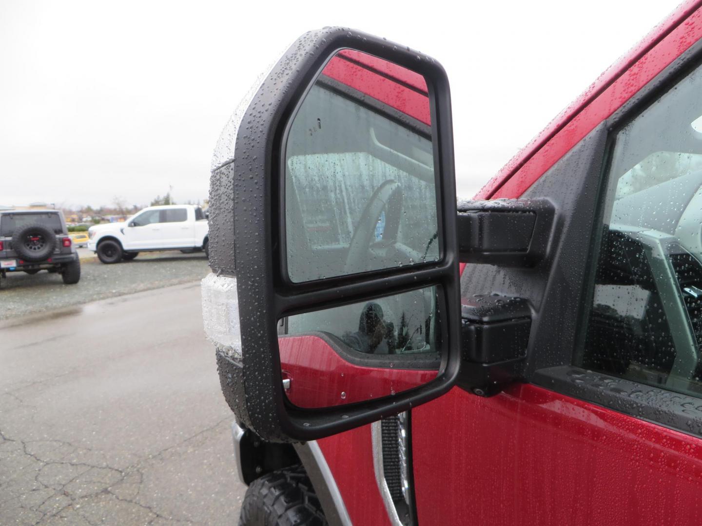 2020 Maroon /black Ford F-250 SD Lariat Crew Cab 4WD (1FT8W2BT1LE) with an 6.7L V8 OHV 16V DIESEL engine, 6A transmission, located at 2630 Grass Valley Highway, Auburn, CA, 95603, (530) 508-5100, 38.937893, -121.095482 - Features - 18" Method MR315 wheels, and 35" Nitto Ridge Grappler tires. - Photo#17