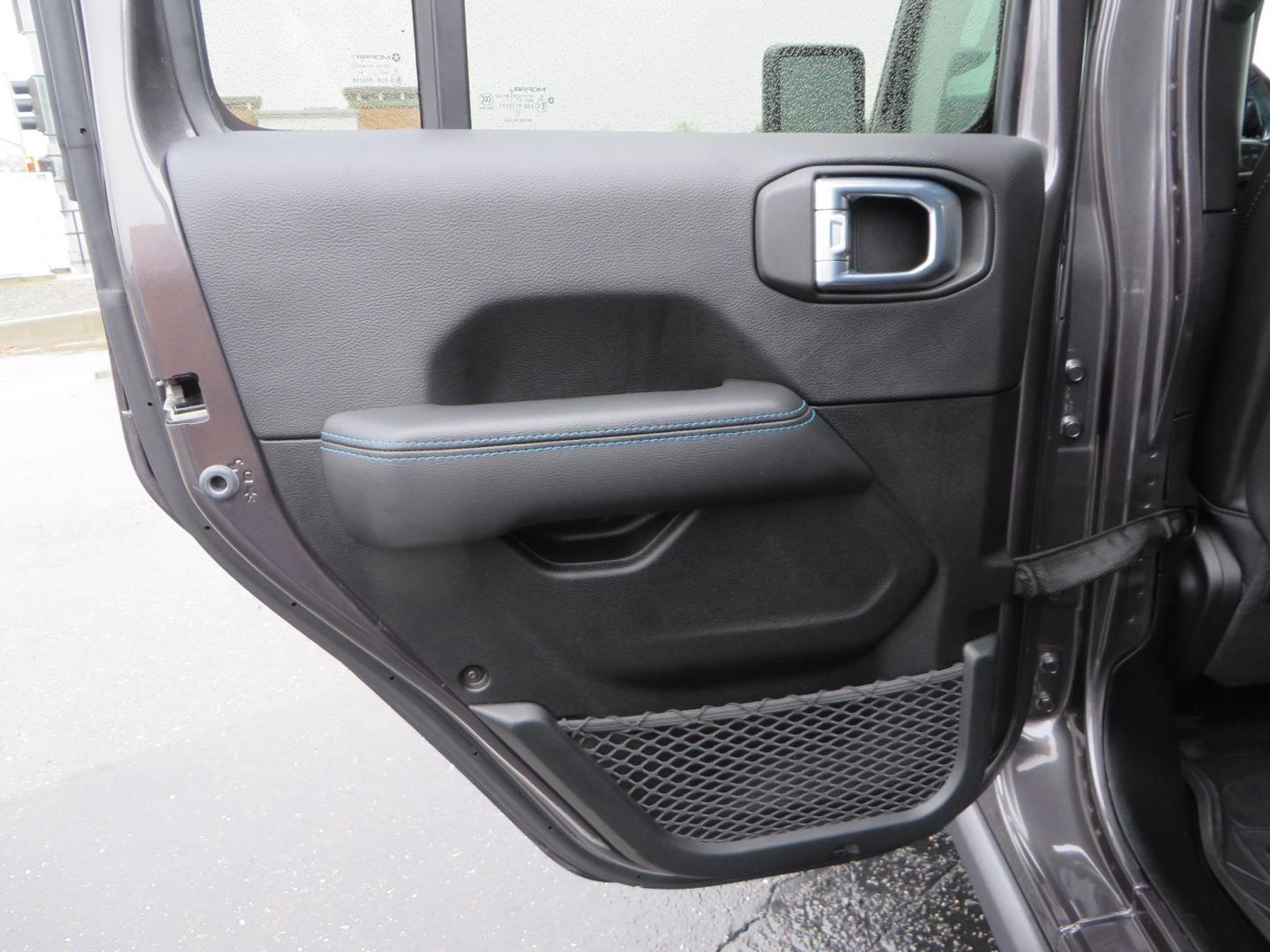 2021 CHARCOAL /BLACK Jeep Wrangler Unlimited Rubicon 4XE (1C4JJXR68MW) with an 2.0L L4 DOHC 16V HYBRID engine, 8A transmission, located at 2630 Grass Valley Highway, Auburn, CA, 95603, (530) 508-5100, 38.937893, -121.095482 - 4xe Rubicon sitting on a JKS suspension system, Fox shocks, 17" Method MR703 beadgrip wheels, 37" Toyo MT tires, and a Teraflex HD spare tire carrier. - Photo#44