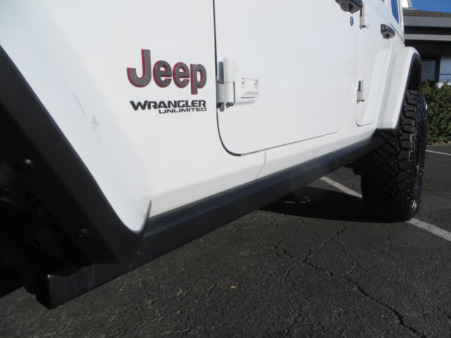 2020 White /Black Jeep Wrangler Unlimited Rubicon (1C4HJXFN2LW) with an 2.0L L4 DOHC 16V TURBO engine, 6A transmission, located at 2630 Grass Valley Highway, Auburn, CA, 95603, (530) 508-5100, 38.937893, -121.095482 - Featuring a Zone offroad suspension system, Fox shocks, 17" Method NV wheels, 37" Nitto Ridge Grappler tires, and a Teraflex HD tire carrier. - Photo#13