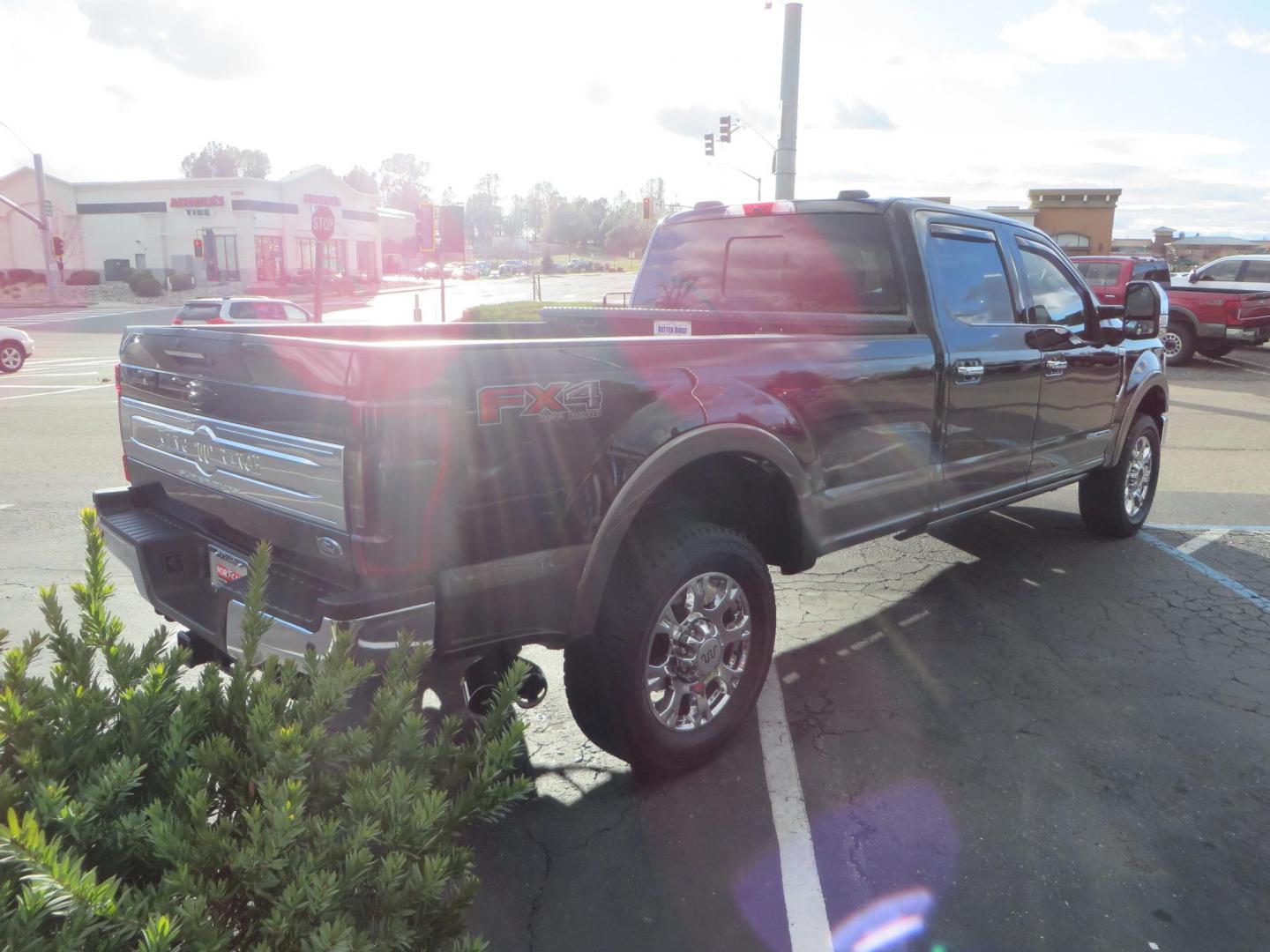 2020 BLACK /BROWN Ford F-350 SD King Ranch Crew Cab Long Bed 4WD (1FT8W3BT7LE) with an 6.7L V8 OHV 16V DIESEL engine, 6A transmission, located at 2630 Grass Valley Highway, Auburn, CA, 95603, (530) 508-5100, 38.937893, -121.095482 - Features a Decked Truck Bed storage system, Better Build toolbox, Bolt cable locks, Bug Defelector, and Weathertech side window deflectors. - Photo#3