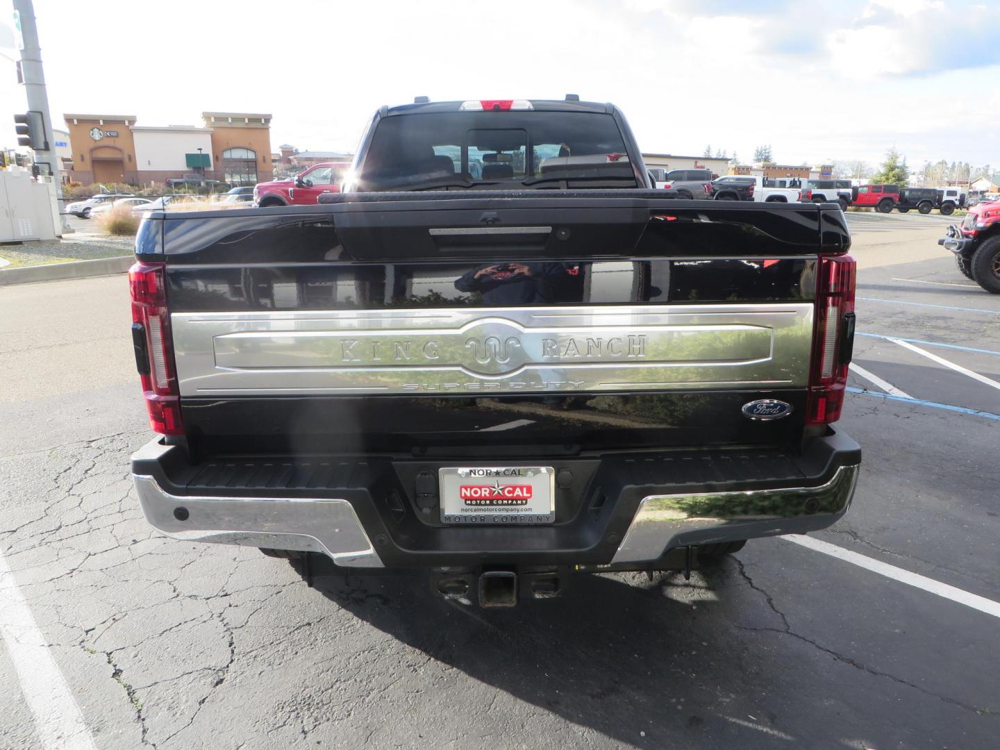 2020 BLACK /BROWN Ford F-350 SD King Ranch Crew Cab Long Bed 4WD (1FT8W3BT7LE) with an 6.7L V8 OHV 16V DIESEL engine, 6A transmission, located at 2630 Grass Valley Highway, Auburn, CA, 95603, (530) 508-5100, 38.937893, -121.095482 - Features a Decked Truck Bed storage system, Better Build toolbox, Bolt cable locks, Bug Defelector, and Weathertech side window deflectors. - Photo#5