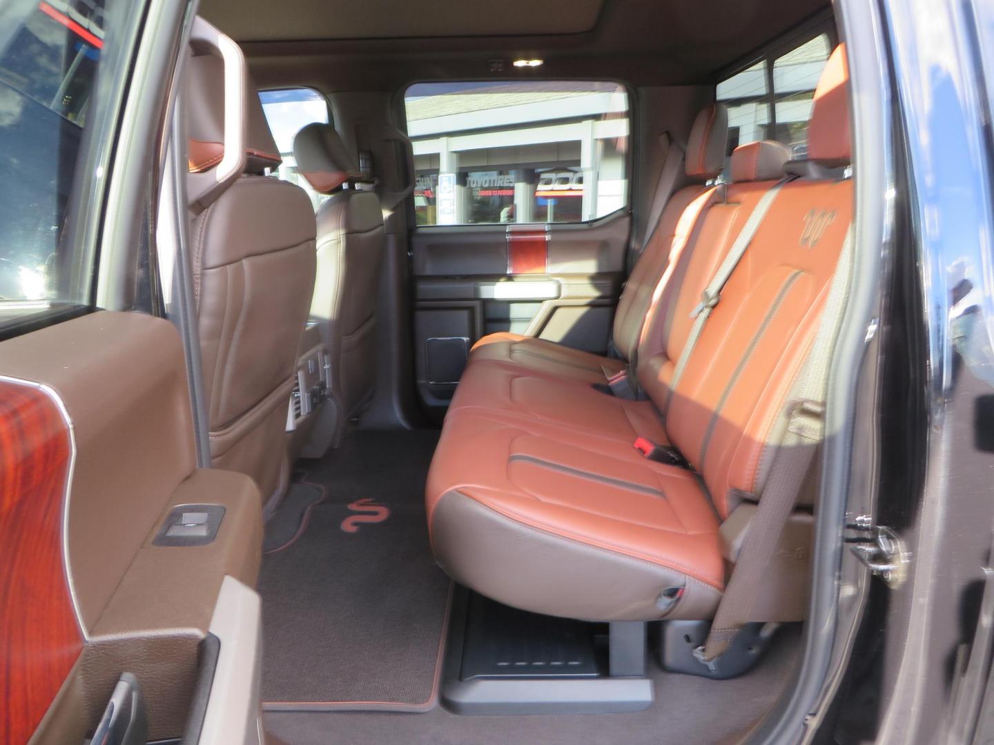 2020 BLACK /BROWN Ford F-350 SD King Ranch Crew Cab Long Bed 4WD (1FT8W3BT7LE) with an 6.7L V8 OHV 16V DIESEL engine, 6A transmission, located at 2630 Grass Valley Highway, Auburn, CA, 95603, (530) 508-5100, 38.937893, -121.095482 - Features a Decked Truck Bed storage system, Better Build toolbox, Bolt cable locks, Bug Defelector, and Weathertech side window deflectors. - Photo#51